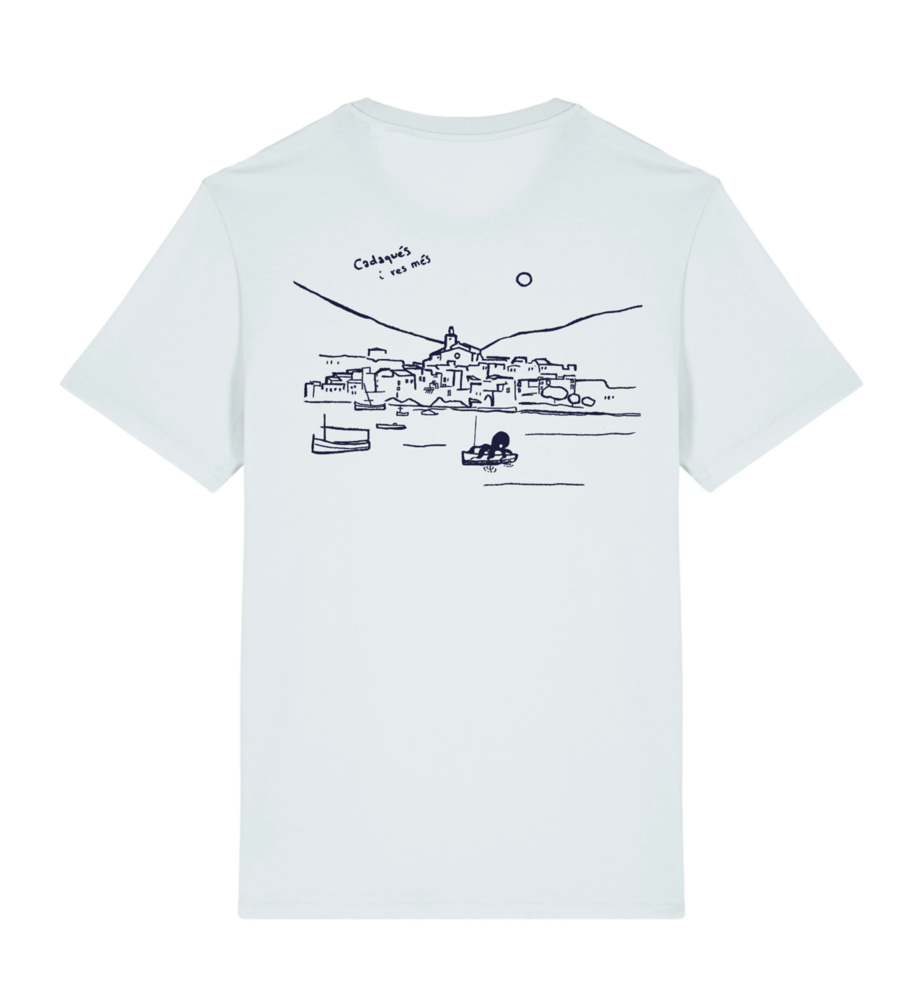 Camiseta Edición Limitada Ayla Azul Claro OKTOP Cadaqués