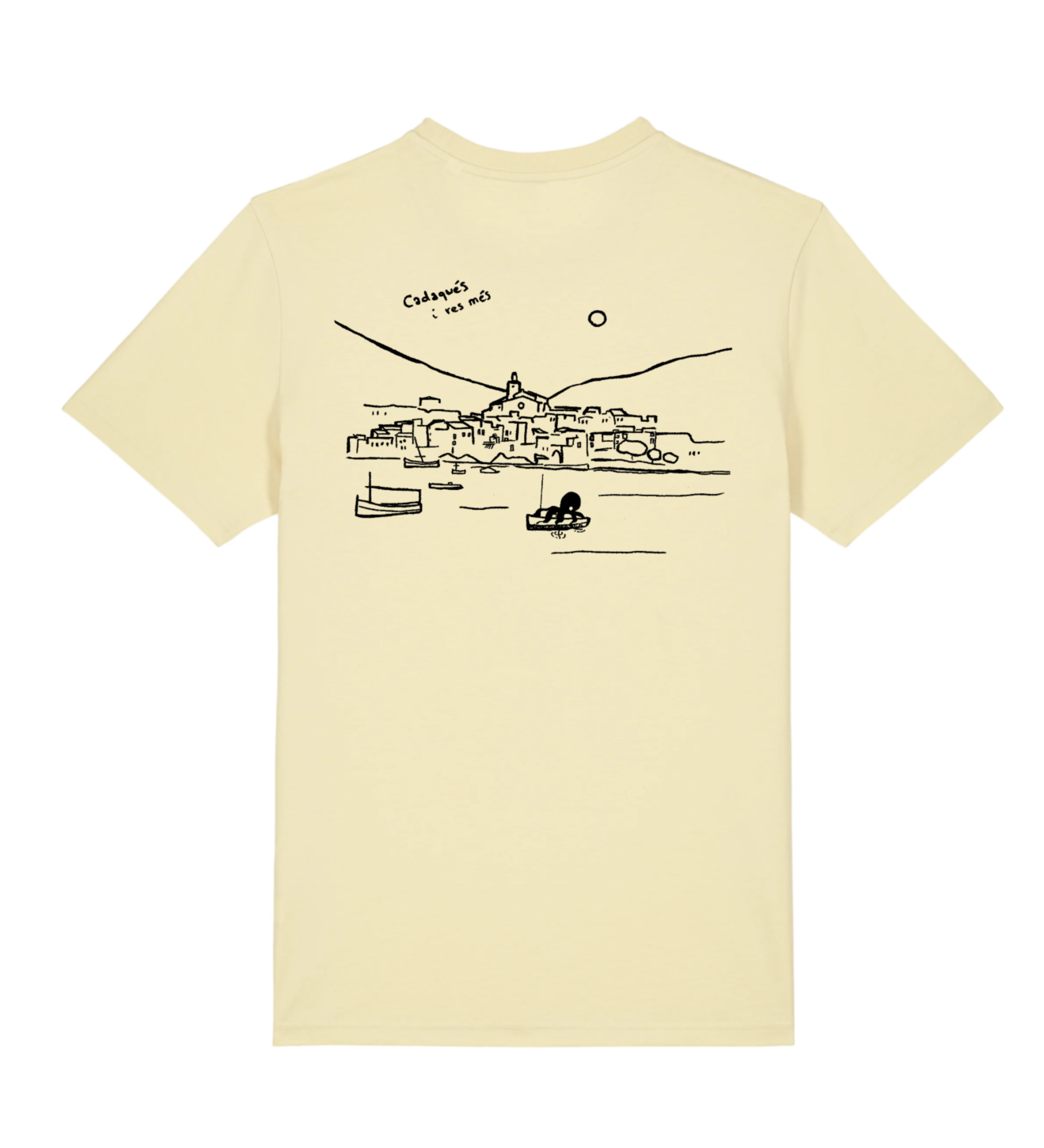 Camiseta Edición Limitada Ayla Amarilla OKTOP Cadaqués