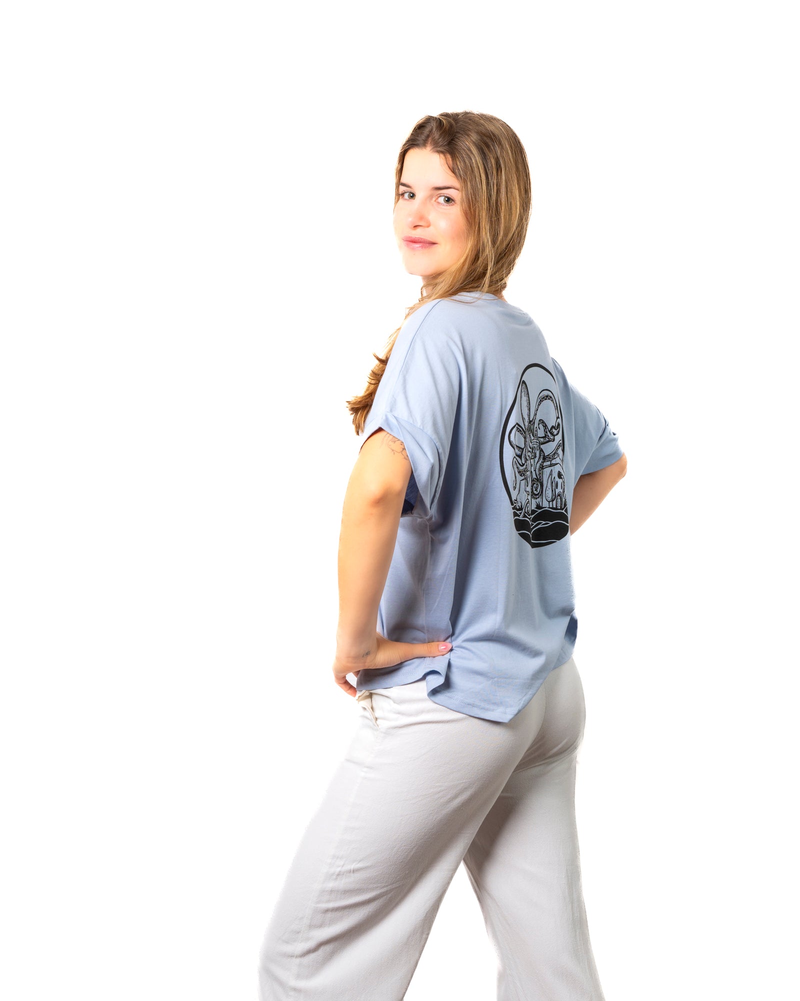 Camiseta Oktop chica Cadaqués