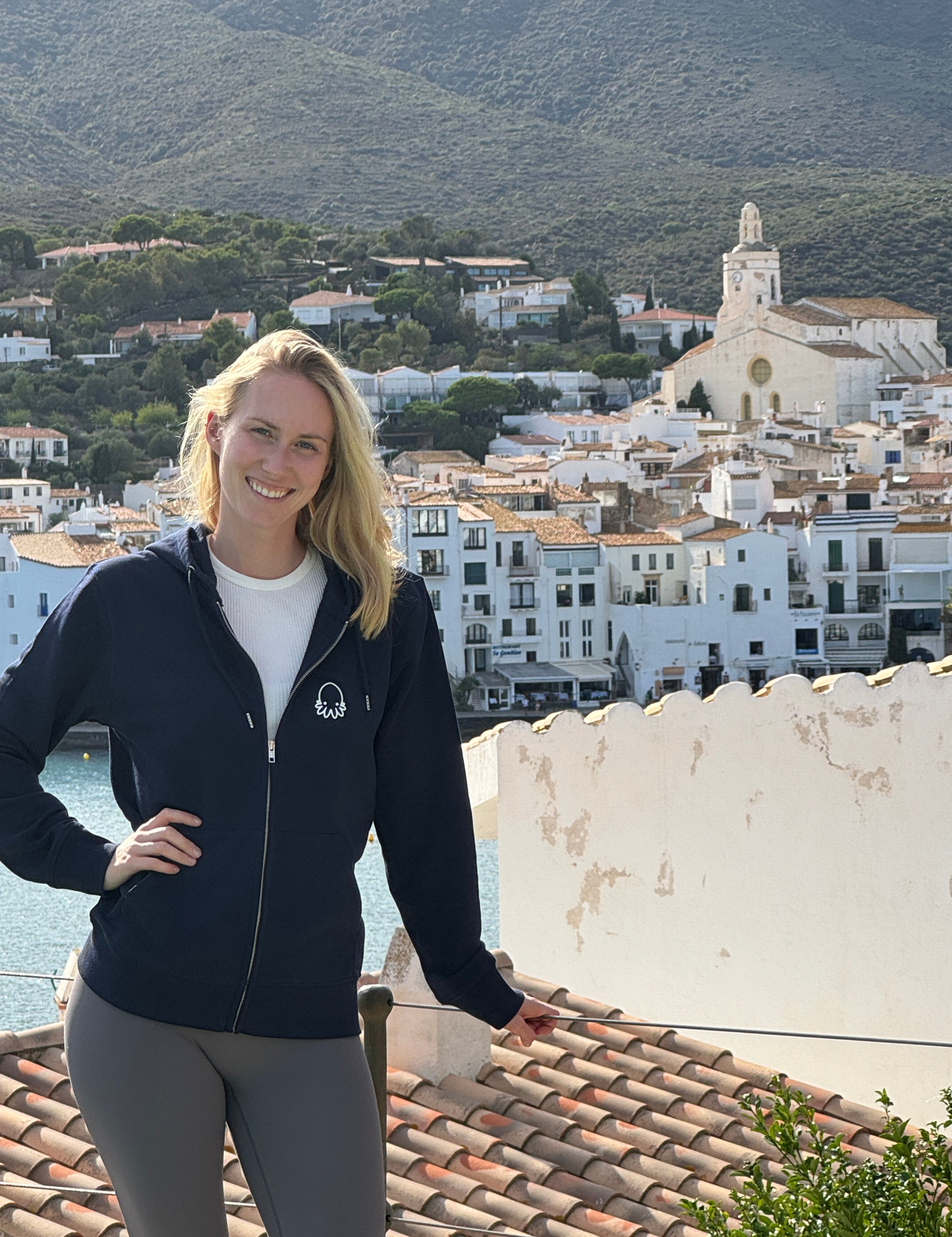 Sudadera con cremallera RDV French Blue
