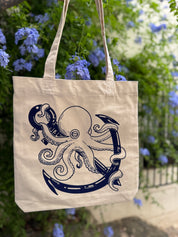 Tote Bag Natural algodón orgánico reciclado OKTOP Cadaqués