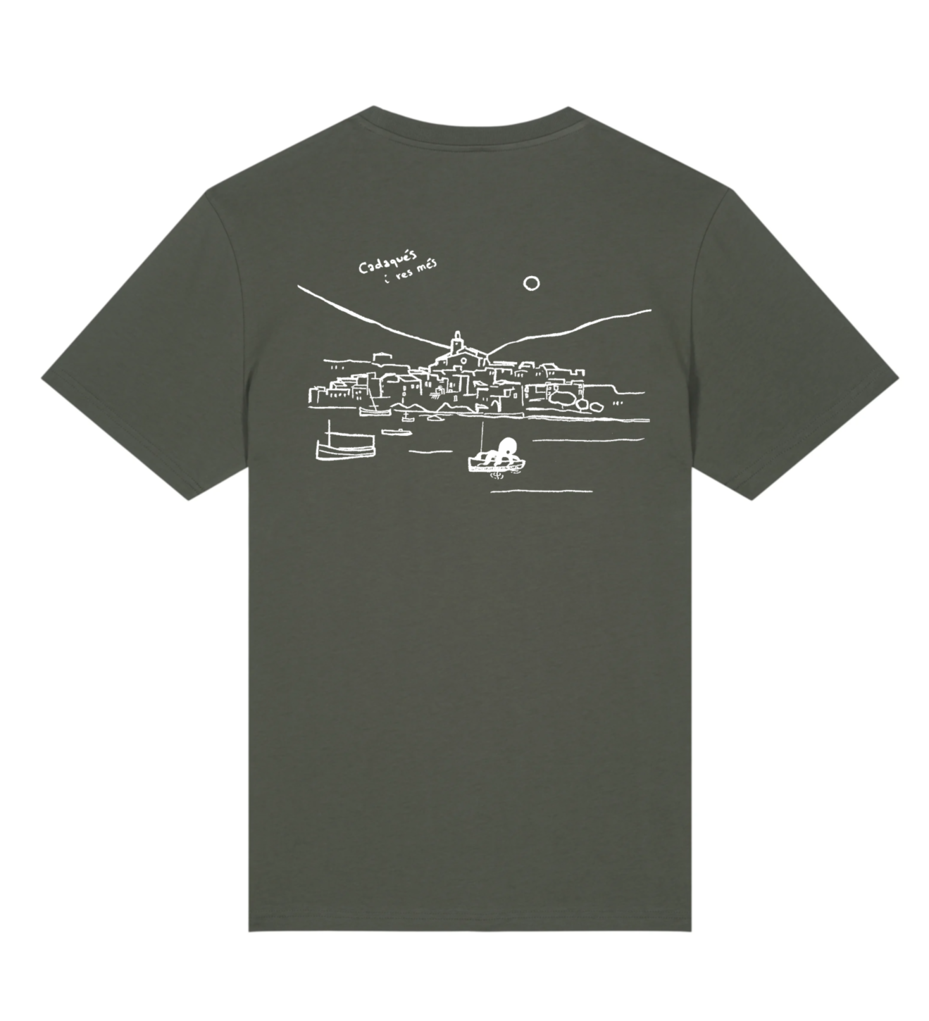 Camiseta Edición Limitada Ayla Kaki OKTOP Cadaqués