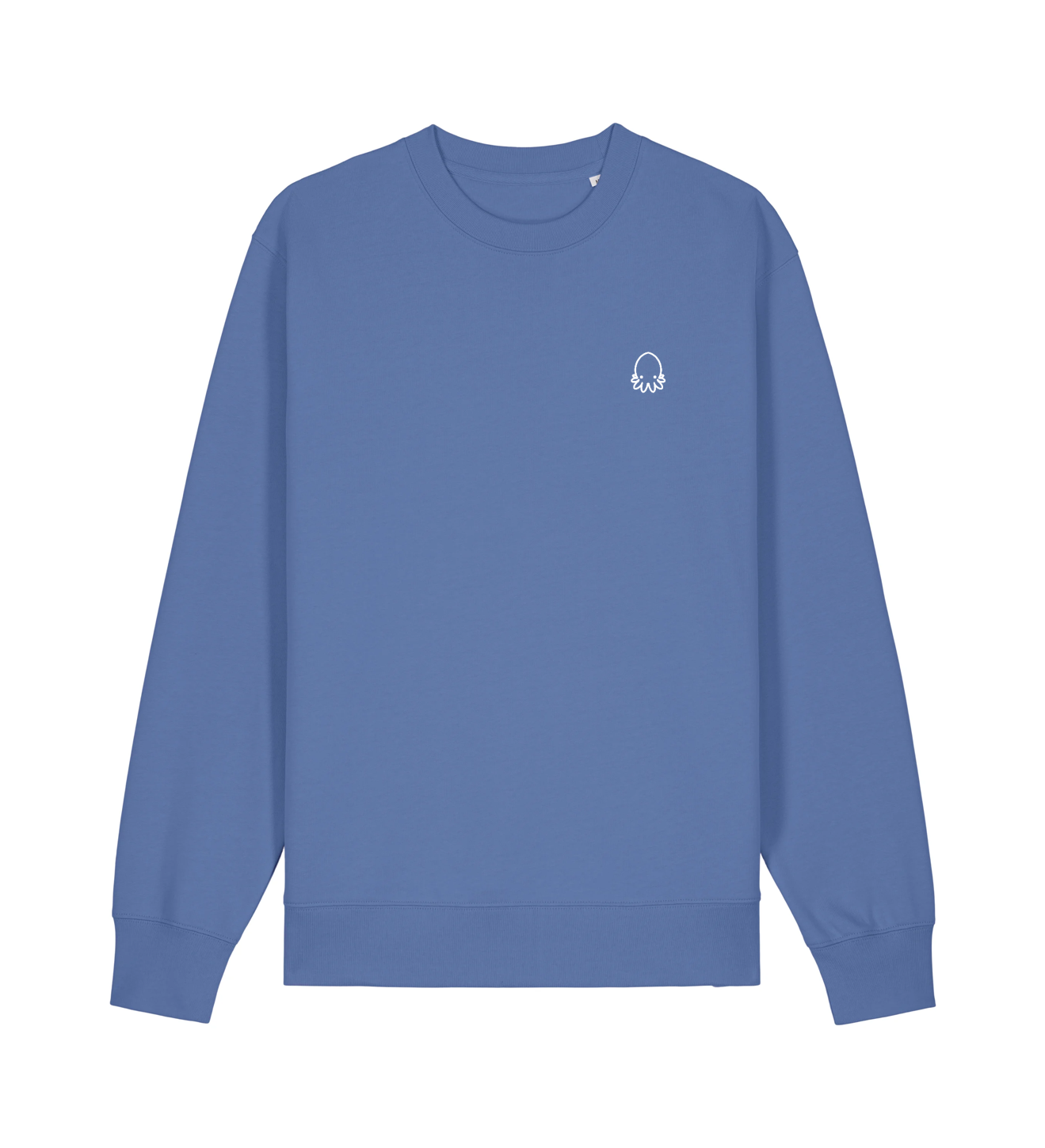 Sudadera sin capucha color Azul