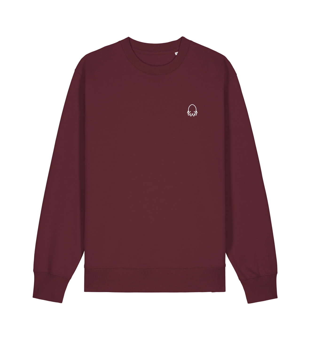 Sudadera sin capucha color Granate Timó