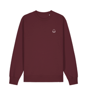 Sudadera sin capucha color Granate Timó