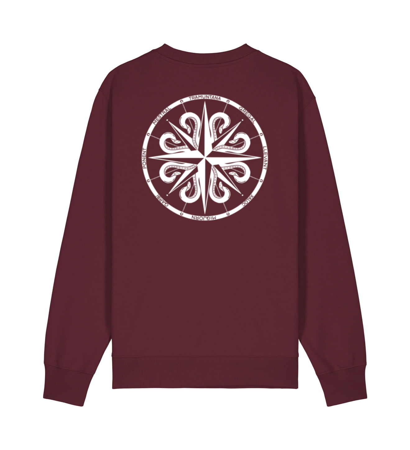 Sudadera sin capucha RDV Granate