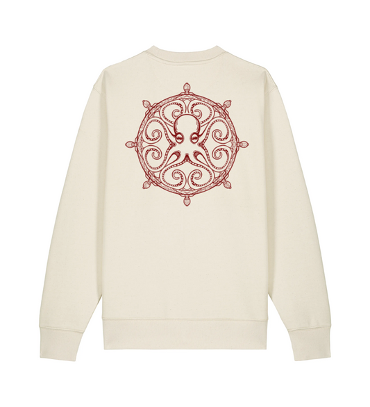 Sudadera sin capucha color Natural Timó  Oktop