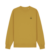 Sudadera sin capucha color Ocre RDV