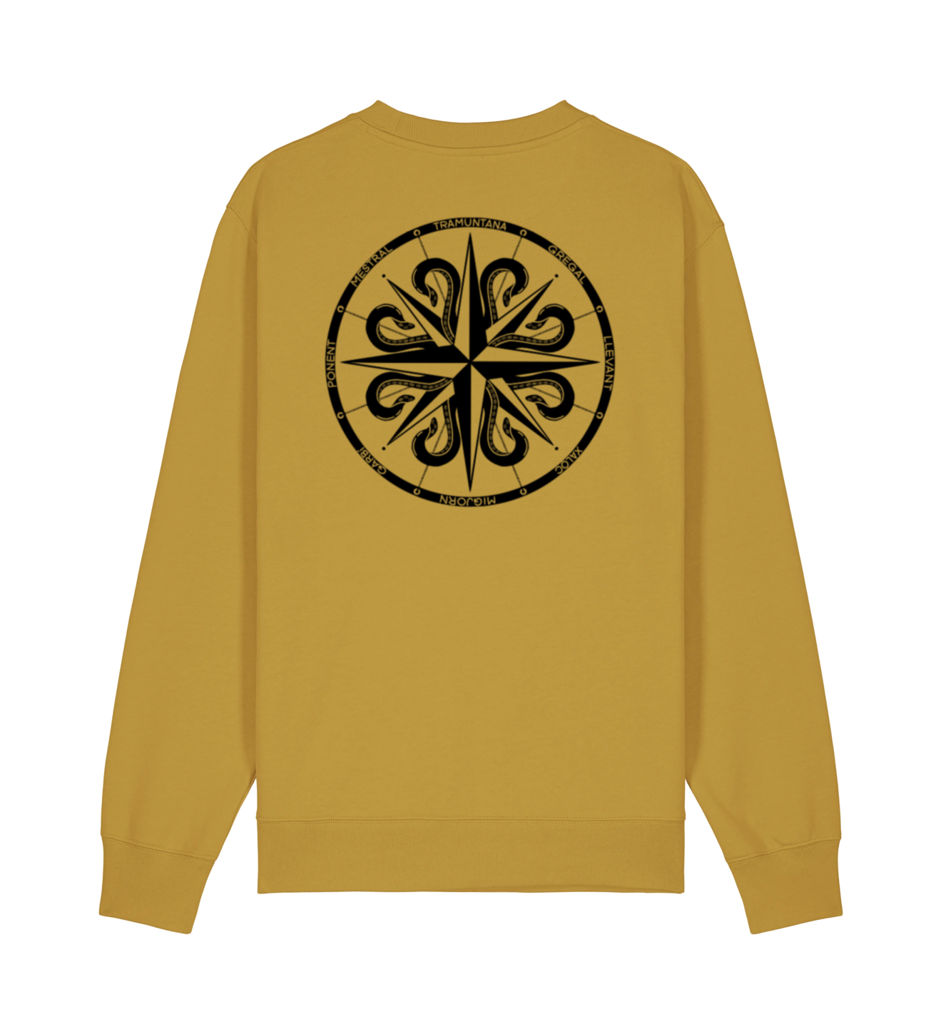 Sudadera sin capucha RDV Ocre