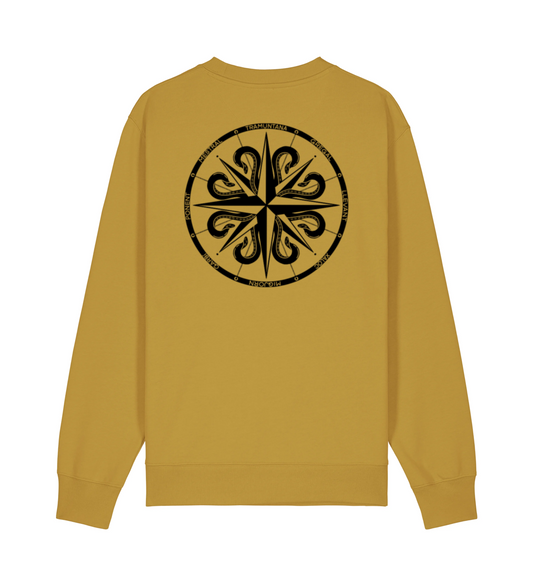 Sudadera sin capucha color Ocre RDV