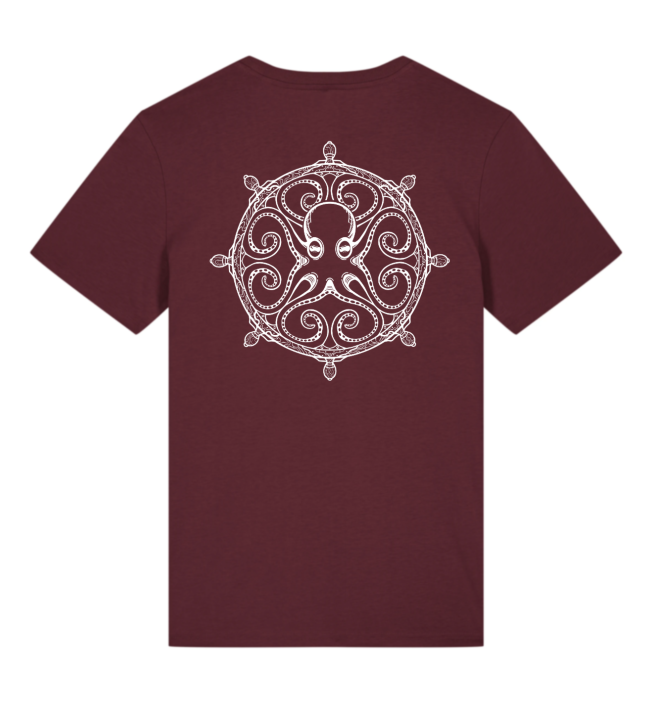 Camiseta Timó Oktop algodón orgánico diseño marinero Cadaqués