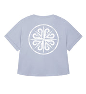 Camiseta Rosa dels Vents chica algodón orgánico OKTOP Cadaqués