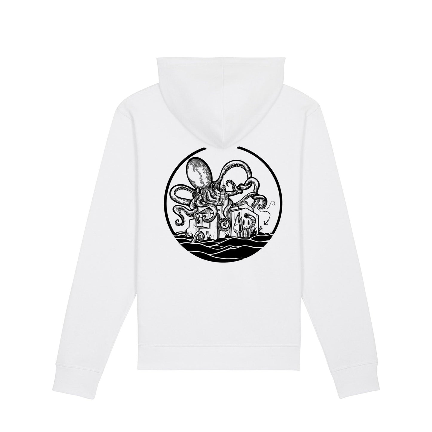 Sudadera CDQ Blanca - Tienda OKTOP